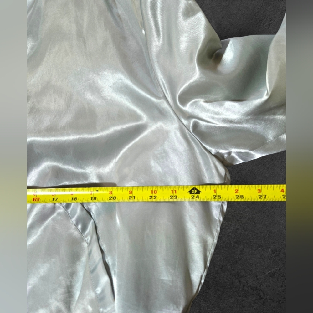 NEW 80s Holloway XL Yakima Rods & Custom Satin Bomber Jacket Washington Silver - Picture 6 of 9